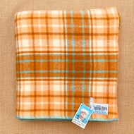 Poppa Twist! Melon, Mustard and Turquoise KING SINGLE Super Thick NZ Wool