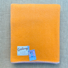 Load image into Gallery viewer, Vibrant Orange, Soft SINGLE New Zealand Wool Blanket
