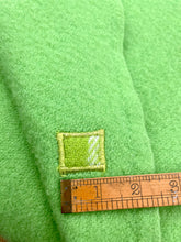 Load image into Gallery viewer, Vibrant Lime, Super Thick SINGLE New Zealand Wool Blanket
