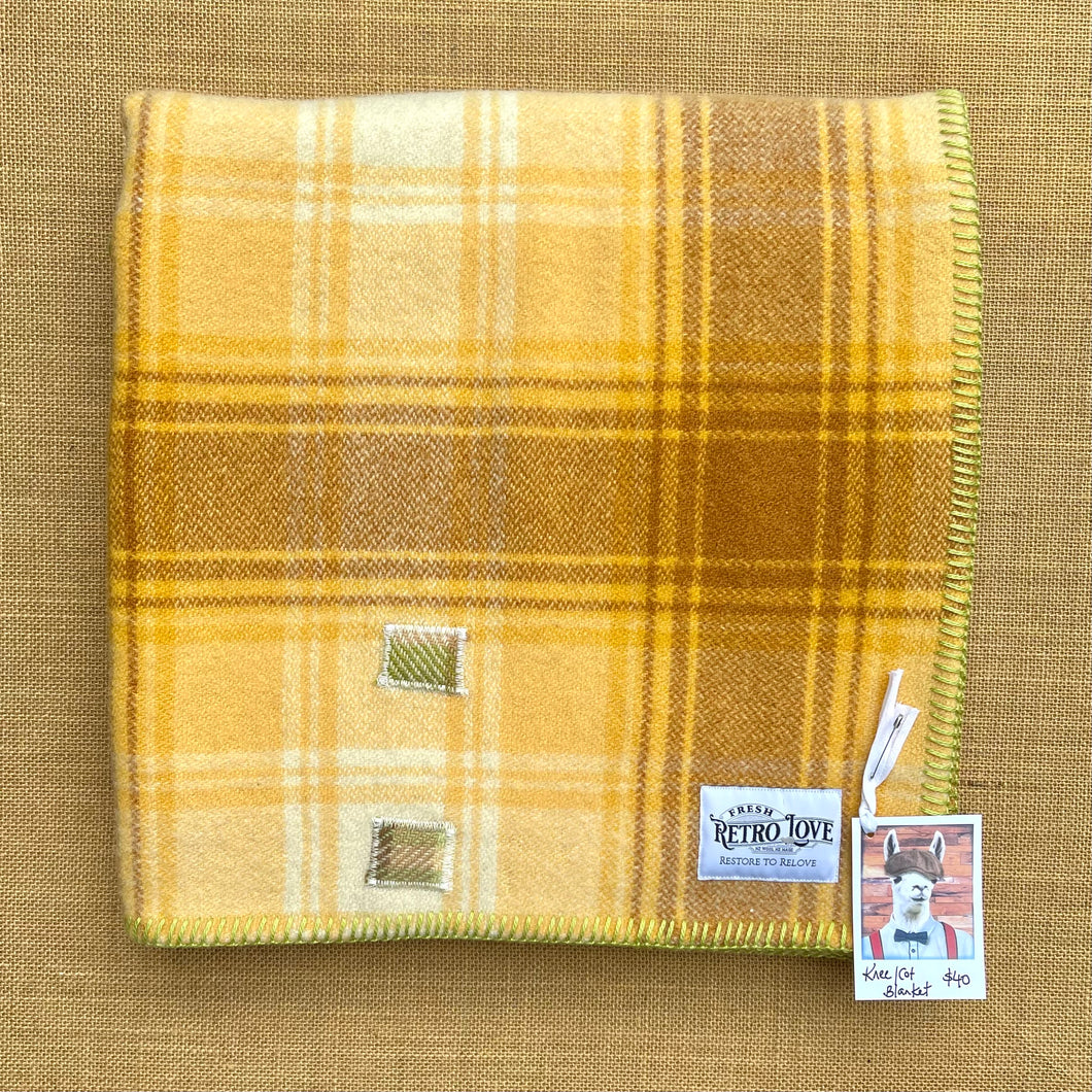 Poppa Styles with Olive! KNEE/COT New Zealand Wool Blanket