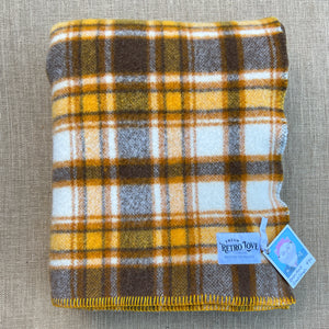 Extra Thick and Fluffy Poppa Styles SINGLE Old School NZ Wool Blanket