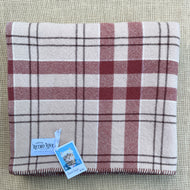 Farmhouse Brown SINGLE Pure New Zealand Wool Blanket.