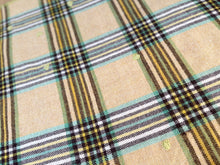 Load image into Gallery viewer, Stunning Olives &amp; Golds KNEE/COT NZ Wool Blanket with Embroidered Hearts
