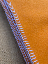 Load image into Gallery viewer, Vibrant Orange, Soft SINGLE New Zealand Wool Blanket
