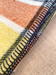 Picasso Stripe Retro SINGLE New Zealand Wool Blanket