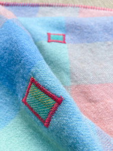 Mermaid Colours KNEE/THROW New Zealand Wool Blanket