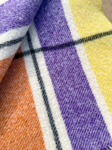 Picasso Stripe Retro SINGLE New Zealand Wool Blanket