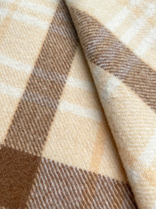 Soft Neutrals SINGLE New Zealand Wool Blanket