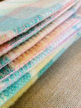 Load image into Gallery viewer, Sensational Pastel SINGLE Pure Wool Blanket. Extra Thick!
