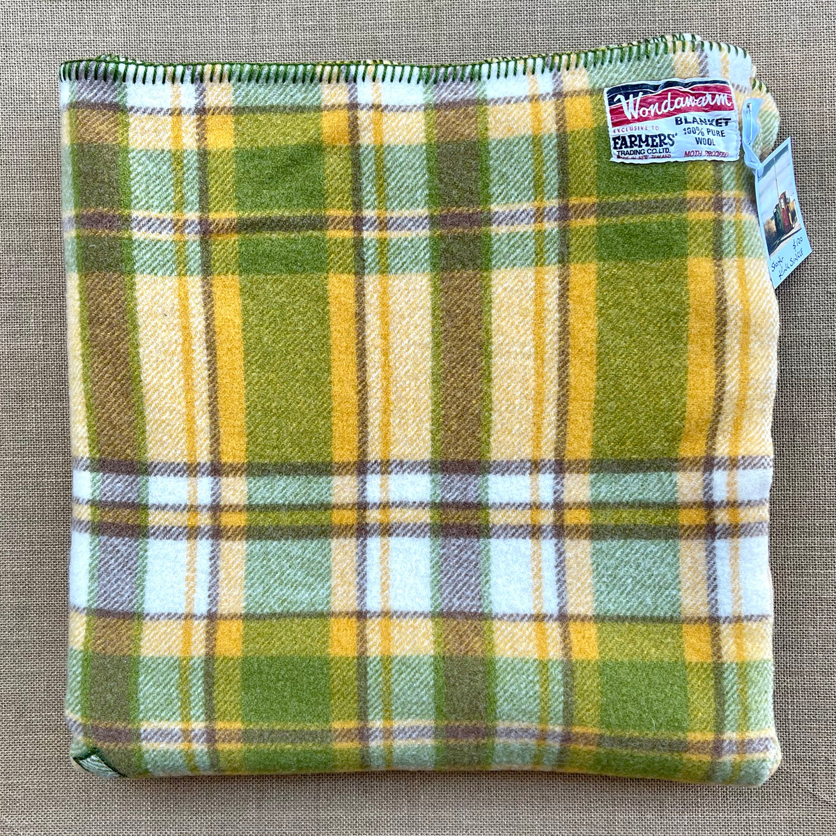 Thick Wool Olives KING SINGLE Wondawarm Pure Wool Blanket – Fresh Retro ...