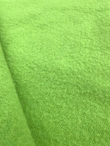 Vibrant Lime, Super Thick SINGLE New Zealand Wool Blanket