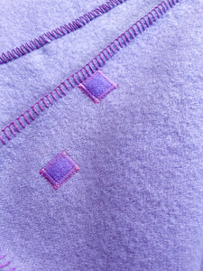 Thick Mauve KING SINGLE/QUEEN Onehunga Woollen Mills NZ Wool Blanket