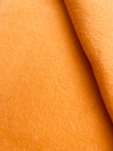 Vibrant Orange, Soft SINGLE New Zealand Wool Blanket