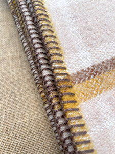 Woolshed Browns SINGLE New Zealand Wool Blanket