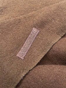 Deep Bark Brown DOUBLE/QUEEN Onehunga Woollen Mills Wool Blanket