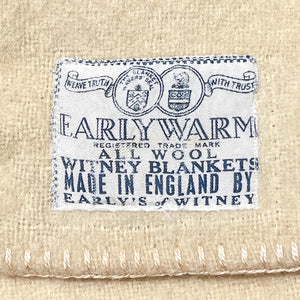 Heavyweight Vintage DOUBLE Witney UK Pure Wool Blanket