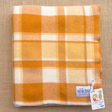 Load image into Gallery viewer, Bright Retro Classic SMALL SINGLE New Zealand Wool Blanket
