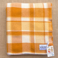 Bright Retro Classic SMALL SINGLE New Zealand Wool Blanket