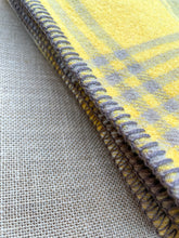 Load image into Gallery viewer, Cosy Mustard SINGLE/THROW New Zealand Pure Wool Blanket
