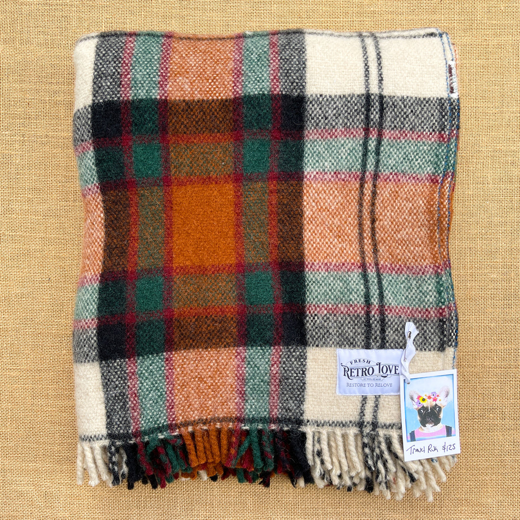 Thick & Soft TRAVEL RUG in Autumn Colours New Zealand Wool