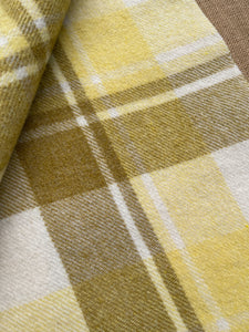 Lemon & Olives SINGLE New Zealand Wool Blanket