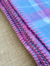 Load image into Gallery viewer, Pink &amp; Blue, Thick &amp; Fluffy SINGLE New Zealand Wool Blanket
