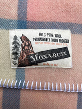 Load image into Gallery viewer, Pink and Blue Check DOUBLE Napier Woollen Mills Vintage NZ Wool Blanket.
