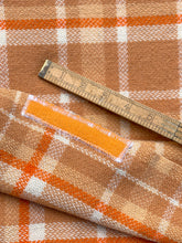 Load image into Gallery viewer, Light Autumn Tones with Fresh Orange SINGLE NZ Wool Blanket
