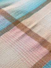 Load image into Gallery viewer, Pastel Sorbet SINGLE New Zealand Wool Blanket.

