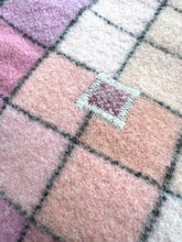 Load image into Gallery viewer, Magenta Cute! With Label SMALL SINGLE/THROW Pure Wool Blanket
