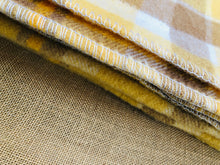 Load image into Gallery viewer, Super Soft Oversize SINGLE in golden sunset browns - Onehunga Woollen Mills - Fresh Retro Love NZ Wool Blankets
