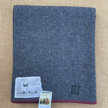 Load image into Gallery viewer, Grey Army Blanket SINGLE New Zealand Pure Wool Blanket (with label)
