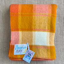 Load image into Gallery viewer, Bright Retro Classic SMALL SINGLE/THROW New Zealand Wool Blanket
