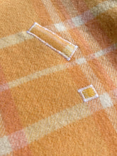 Load image into Gallery viewer, Beautiful Peach and Lemon Soft SINGLE New Zealand Wool Blanket.
