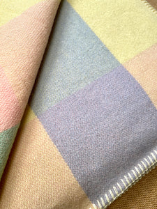 Lightweight Sorbet Colours NZ Wool KING SINGLE Blanket