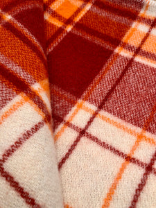 Super Soft  SINGLE Bright Galaxie Pure Wool Blanket - Fresh Retro Love NZ Wool Blankets