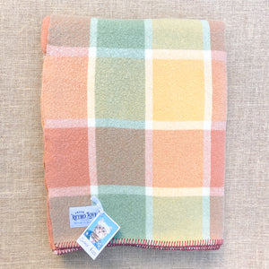 Soft Autumn Tones SINGLE New Zealand Wool Blanket