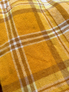 Gold Retro Lightweight QUEEN/KING NZ Wool *Bargain Blanket*