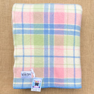 Heavyweight Pastel SINGLE Pure New Zealand Wool Blanket