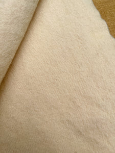 Soft Cream Onehunga Woollen Mills SINGLE Pure Wool Blanket