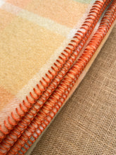 Load image into Gallery viewer, Thick Fruit Salad Check KING SINGLE New Zealand Wool Blanket.
