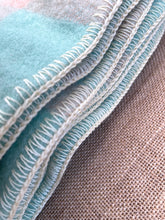 Load image into Gallery viewer, Cosy Mint KNEE/THROW New Zealand Wool Blanket
