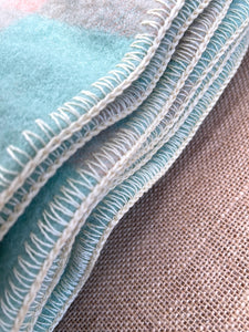 Cosy Mint KNEE/THROW New Zealand Wool Blanket